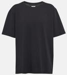 Футболка Mae из хлопкового джерси KHAITE, черный - фото