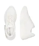 Кожаные кроссовки Armani Exchange, бежевый - фото 4