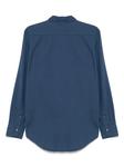 Canali саржевая рубашка, синий - фото 2