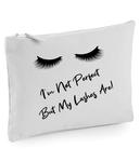 Я не идеальна. Купите косметичку «Мои ресницы» 60 SECOND MAKEOVER, серый - фото