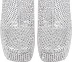 Ботильоны на толстой платформе с высокими каблуками Onlymakerheels, Silver - фото 4