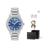 Хеллен 42 мм VERSACE, черный/золотой - фото 2