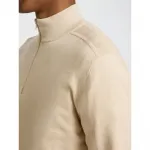 Свитер Selected Berg half zip, бежевый - фото 4