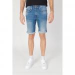 Синие хлопковые шорты Gas - фото 5