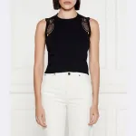 Облегающий топ Twin-Set, черный - фото