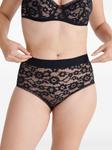 ERES кружевные трусы-брифы Joyeuse с завышенной талией, черный - фото 6