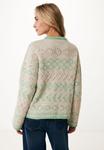 Джемпер NORWEGIAN WITH CREW NECK Mexx, молочный - фото 5