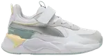 Кроссовки Puma RS-X Metallic AC+ Little Kid 'White Silver', белый - фото