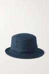 GABRIELA HEARST Джинсовая шляпа-ведро, синий - фото 2