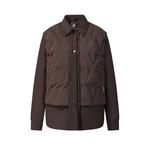 FILA Белая пуховик Women's Deep Winter Coffee - фото