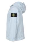 Куртка с капюшоном и значком компаса Stone Island Junior, синий - фото 3