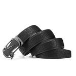 JAGUAR Кожаный ремень мужской, Black - фото 10