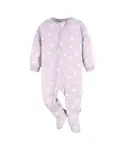 Пижама-комбинезон с ножками для девочек, 2 шт Gerber, фиолетовый - фото 4