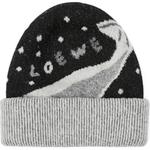 Шапка-бини Logo Knitted LOEWE, черный - фото 3