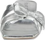 Сандалии Stuart Weitzman Sofia 45 Slide, серебряный - фото 2