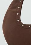 Сумка Mango OVAL SCHULTER MIT STUDS, Brown - фото 3