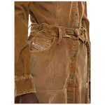 Платье Diesel Shay A long sleeve short, коричневый - фото 5