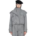 Feng Chen Wang Куртка женская серая, Gray - фото 3