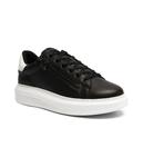 Кожаные кеды капри Karl Lagerfeld, черный - фото