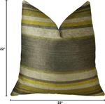 Plutus Brands Подушка Plutus Brands Plutus Olive and Fig Gray Citrine and Ivory Multicolored - фото 4