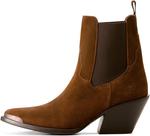 ARIAT Women's Shiloh Bootie Western Boot, Dark Ginger Suede - фото 2