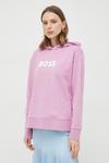 Хлопковая толстовка Boss, розовый - фото 4