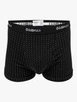 Классические эластичные хлопковые боксеры OddBalls, Pack of 3, Black/Grey - фото 5