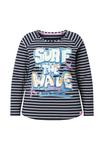 Топ LAURASØN SURF THE WAVE STRIPED GRAPHIC, Marine/Dark Blue - фото 5