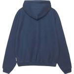 Флисовая худи с регланной молнией Stussy, серый - фото 8