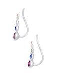Elli Серьги «Радуга» из серебра 925 пробы - фото 4