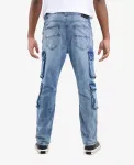 Мужские прямые карго джинсы Xray, синий - фото 2