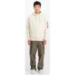 Худи Alpha Industries Back Print, бежевый - фото 4