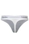 Трусы женские Calvin Klein Underwear стринги с логотипом бренда, белый - фото 2
