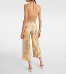 Топ из хлопка крючком Etro, коричневый - фото 3