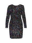 Мини-платье Gigi с пайетками Sisters Point, Black/Multi - фото 3