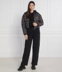 Спортивные брюки женские Gcds широкого кроя на кулиске, черный - фото 2