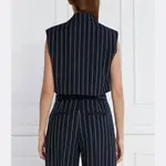 Укороченный жилет Max&Co., синий - фото 3