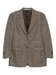 Клетчатый блейзер TAGLIATORE, коричневый - фото