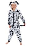 Далматинский флисовый комбинезон Animal Crazy, черный - фото 2