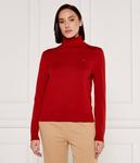 Водолазка женская Tommy Hilfiger базовая, красный - фото