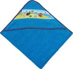 Банное полотенце с капюшоном 64432 Erwin Müller, синий - фото