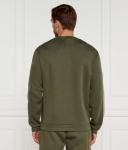 Толстовка мужская Ea7 с контрастными полосами на рукавах, зеленый - фото 3