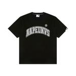 Футболка A Bathing APE unvs Moonface Aape, черный - фото