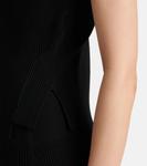 Топ из ребристой вязки Victoria Beckham, черный - фото 5