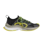 Кроссовки Gucci Wmns Run Sneaker 'Black Yellow', черный - фото