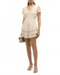 Мини-платье Cerilo кремового цвета Loveshackfancy - фото