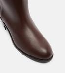 Ботинки Sellier до колена из кожи Aquazzura, Espresso - фото 5