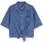 Tommy Hilfiger Женская синяя рубашка - фото