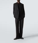 Амо шерстяные брюки прямого кроя Saman Amel, черный - фото 2