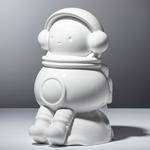 Светильник керамический bobo&coco astronaut, ночник модные фигурки 23.7см POP MART, белый - фото 3